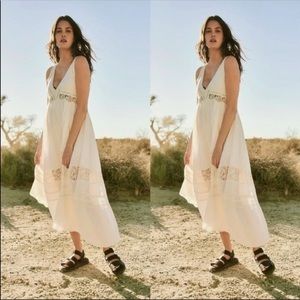 Free People White Maxi Dress